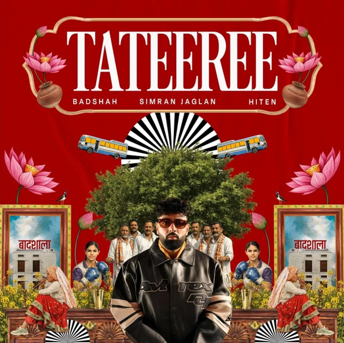 Tateeree by Simran Jaglan, Badshah – song cover art