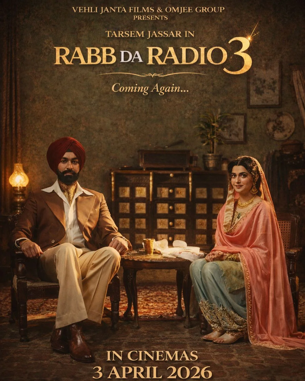 Rabb Da Radio 3 (2026) – movie poster and song lyrics