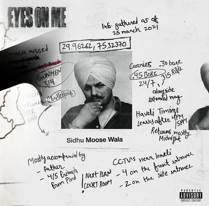 Eyes On Me lyrics by Sidhu Moosewala