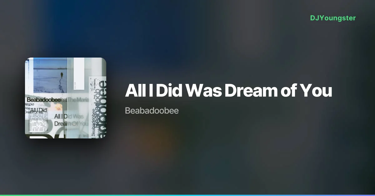 All I Did Was Dream of You Lyrics by Beabadoobee | English Song – DJYoungster