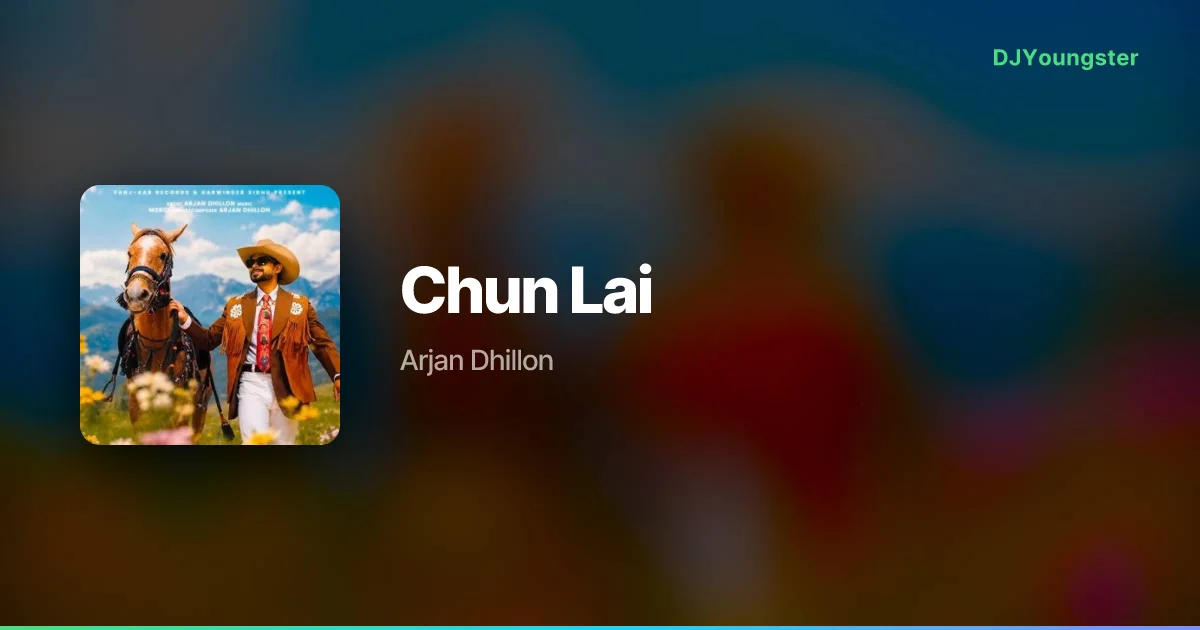Chun Lai Lyrics by Arjan Dhillon | Punjabi Song – DJYoungster