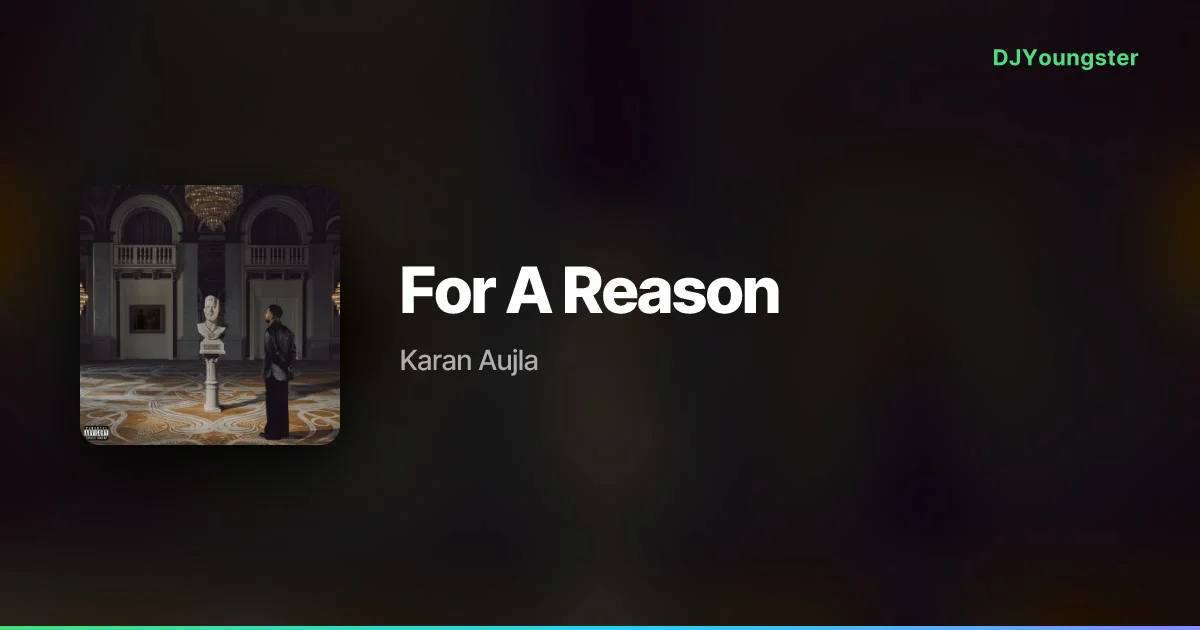  For A Reason Lyrics by Karan Aujla | Punjabi Song – DJYoungster