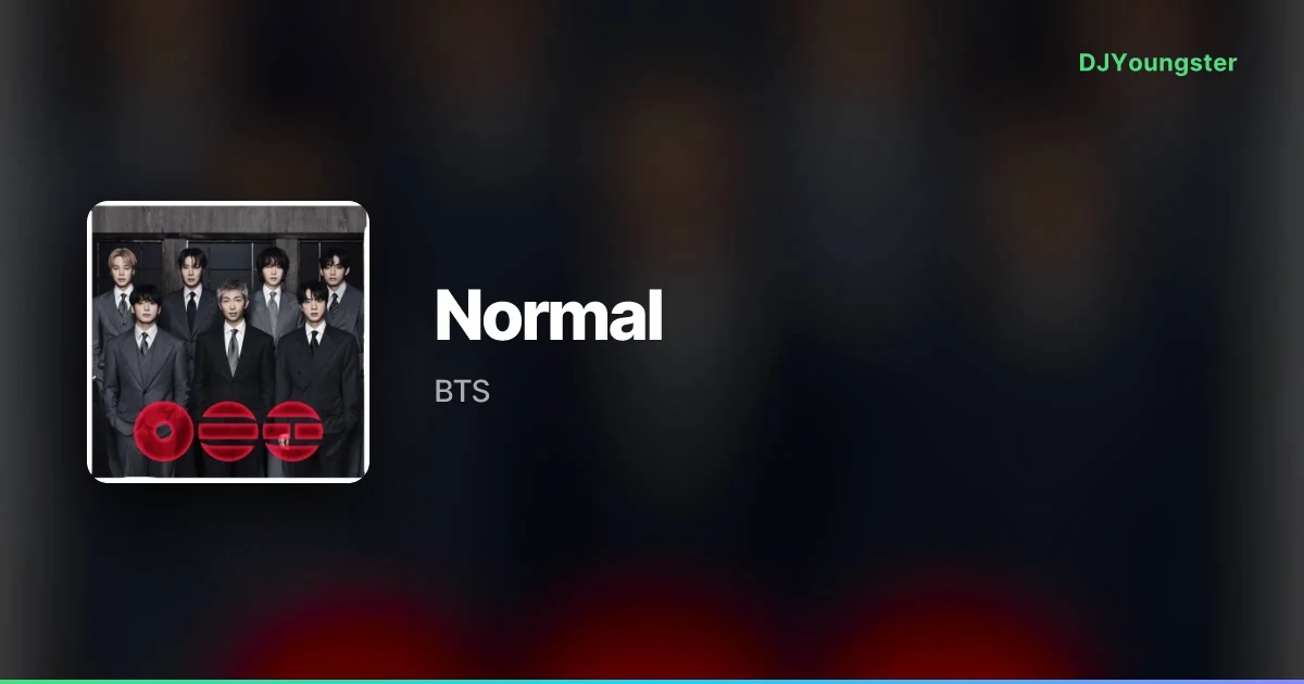 Normal Lyrics – Arirang by BTS | English Song – DJYoungster