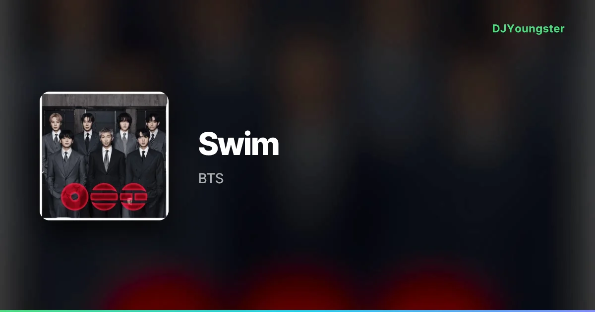 Swim Lyrics – Arirang by BTS | English Song – DJYoungster