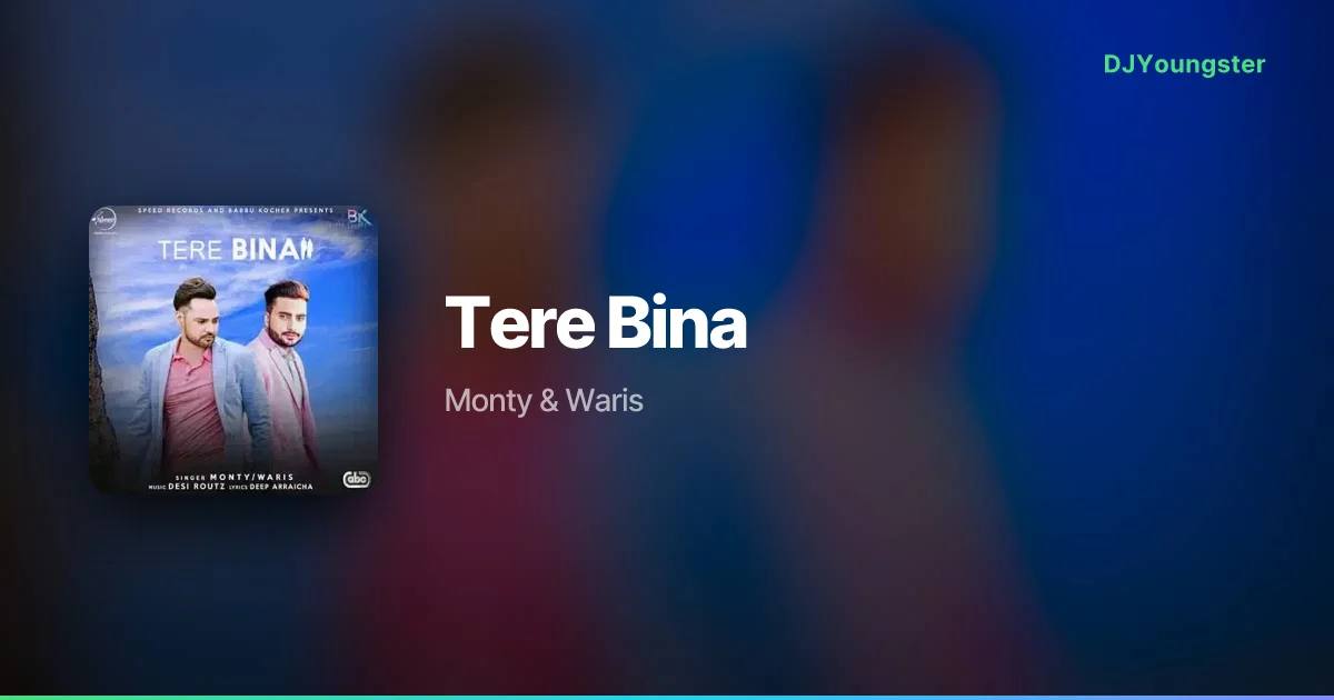 Tere Bina Lyrics by  Monty & Waris | Punjabi Song – DJYoungster